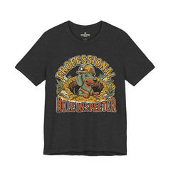 Professional Hole Inspector Dog T-Shirt – Funny Construction Dachshund Tee