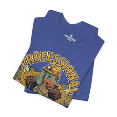 Professional Hole Inspector Dog T-Shirt – Funny Construction Dachshund Tee