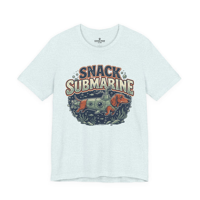Snack Submarine T-Shirt — Retro Submarine & Lobster Ocean Graphic Tee