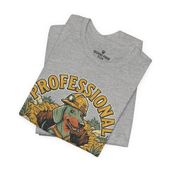 Professional Hole Inspector Dog T-Shirt – Funny Construction Dachshund Tee