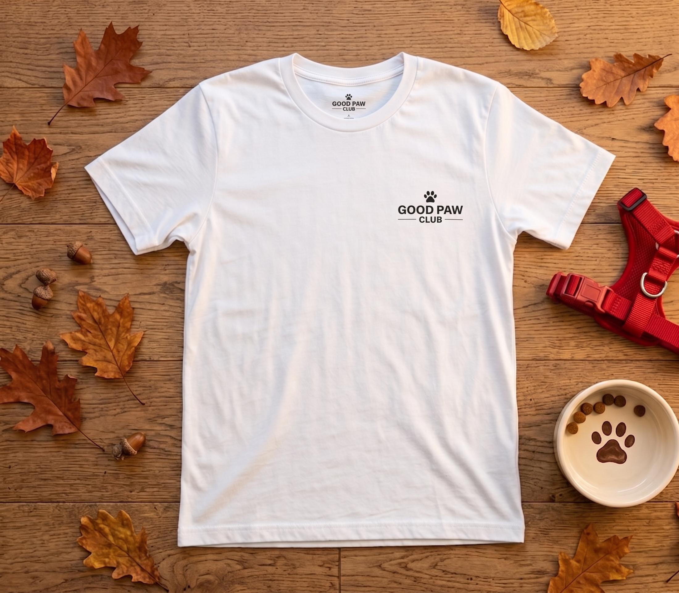 Good Paw Club — Minimalist Paw Logo Tee