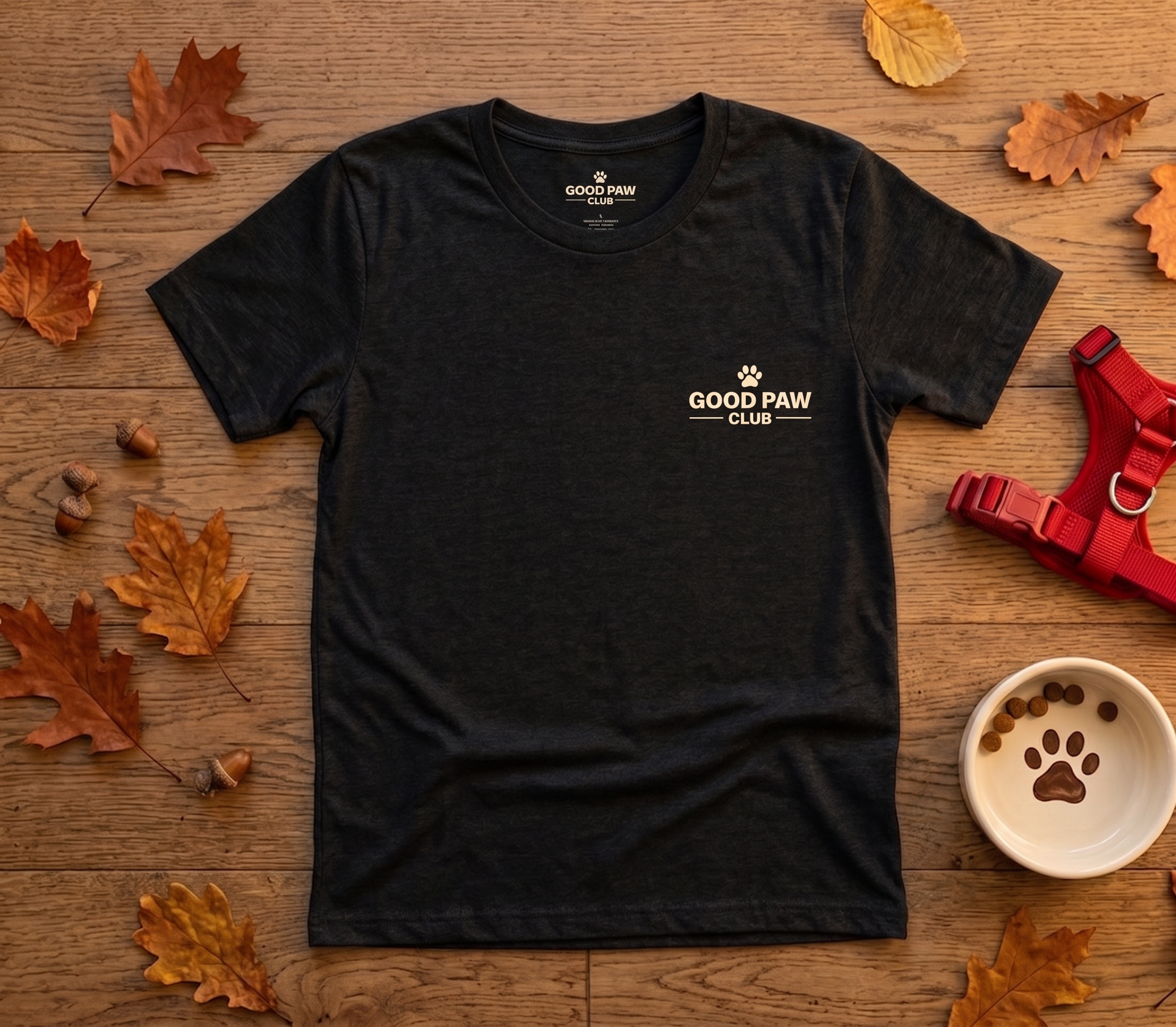 Good Paw Club — Minimalist Paw Logo Tee