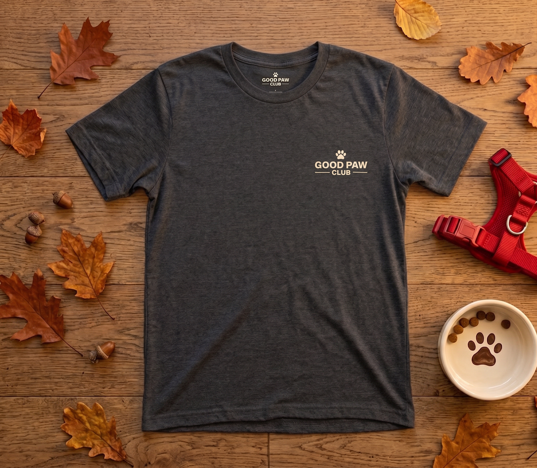 Good Paw Club — Minimalist Paw Logo Tee