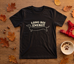 Long Boi Energy — Funny Dachshund Tee