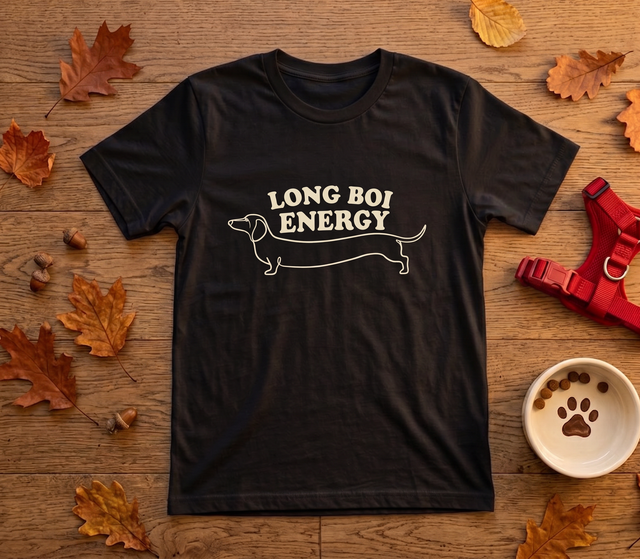 Long Boi Energy — Funny Dachshund Tee