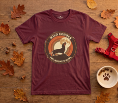 Wolf Moon T-Shirt – "Wild Echoes: The Moonlit Howl" Retro Graphic Tee
