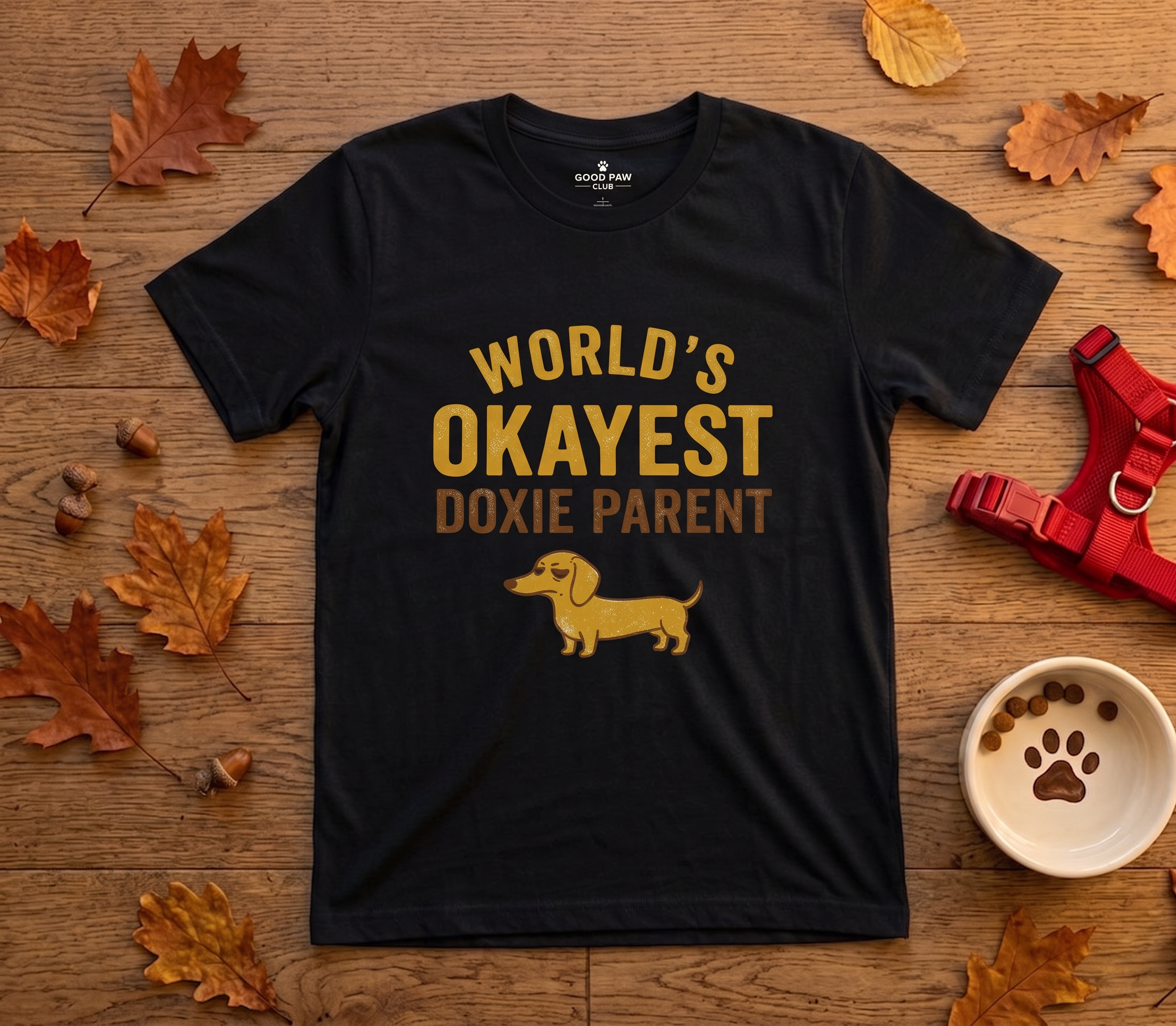 World's Okayest Doxie Parent — Funny Dachshund Tee