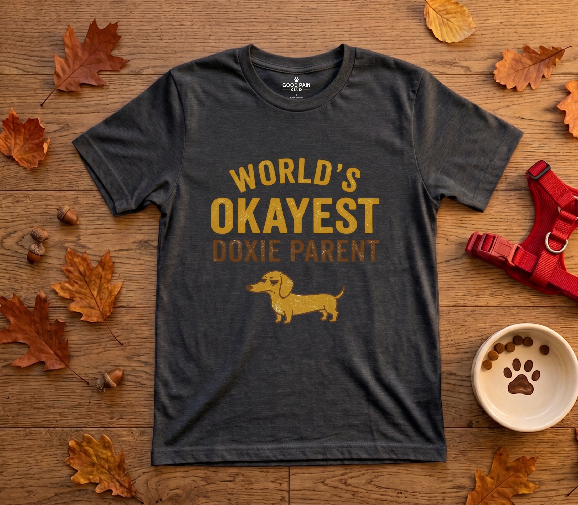 World's Okayest Doxie Parent — Funny Dachshund Tee